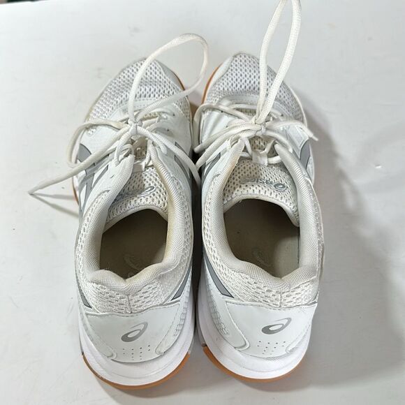 ASICS Women's GEL-Rocket 8 Volleyball Shoes White/Silver Size 10.5 - Picture 5 of 14